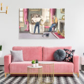 Fahrlässigkeit, Blatt 1 von "Die notwendige Qualif Leinwanddruck (Insitu (Wohnzimmer))