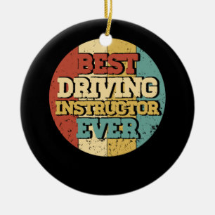 Fahrlehrer Bester Fahrlehrer Aller Zeiten Ci Keramik Ornament