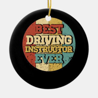 Fahrlehrer Bester Fahrlehrer Aller Zeiten Ci Keramik Ornament