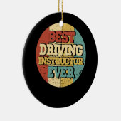 Fahrlehrer Bester Fahrlehrer je Führer Keramik Ornament (Rechts)