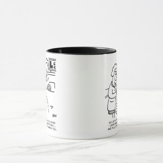 Fahrlehrer, der Fahrunterricht gibt Tasse (Zentrum)