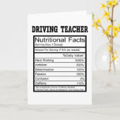 Fahrlehrer Karte (Gelbe Blume)