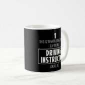 Fahrlehrer mit Führerschein Kaffeetasse (VorderseiteRechts)
