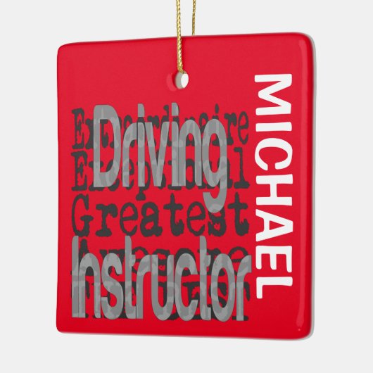 Fahrlehrer-Sonderbeauftragter CUSTOM Keramikornament (Links)