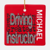 Fahrlehrer-Sonderbeauftragter CUSTOM Keramikornament (Rückseite)