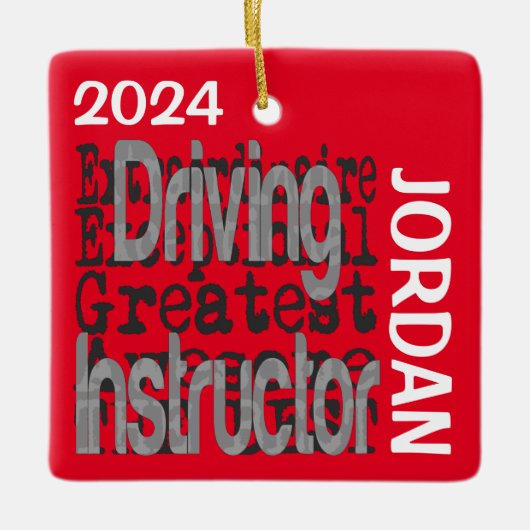 Fahrlehrer-Sonderbeauftragter CUSTOM Keramikornament (Vorderseite)