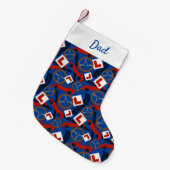 Fahrlehrer und Lerner Kleiner Weihnachtsstrumpf (Vorderansicht (hängend))