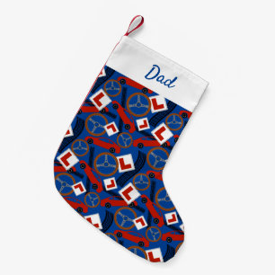 Fahrlehrer und Lerner Kleiner Weihnachtsstrumpf