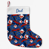 Fahrlehrer und Lerner Kleiner Weihnachtsstrumpf (Vorderseite)