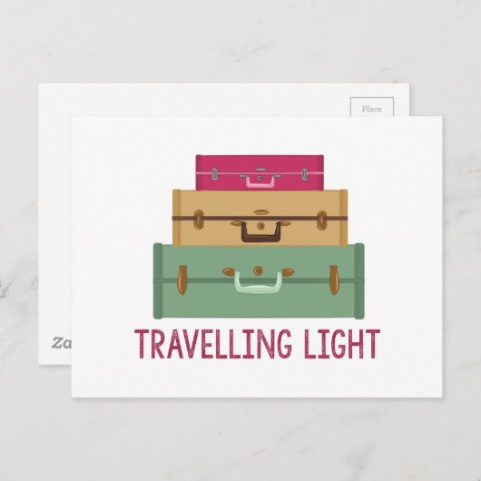 Fahrleuchte Postkarte (Vorne/Hinten)