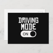 Fahrmodus Ab 16 Jahren neuer Führerschein Postkarte (Vorne/Hinten)