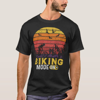 Fahrmodus auf Mountainbike Vintage-Geschenk T-Shirt