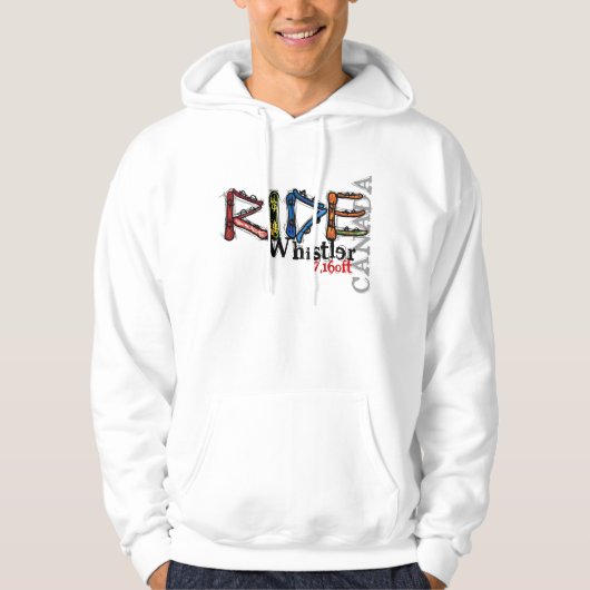 Fahrpfeifer-Kanadasnowboard Hoodie (Vorderseite)