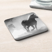 FAHRPFERDE GETRÄNKEUNTERSETZER (Linke Seite)