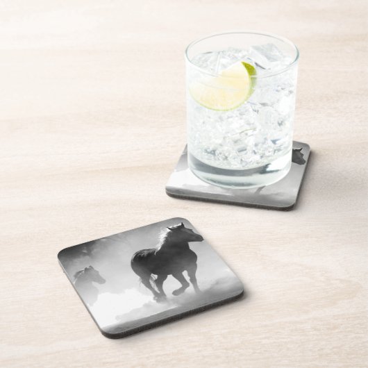 FAHRPFERDE GETRÄNKEUNTERSETZER (Rechte Seite)