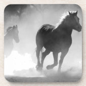 FAHRPFERDE GETRÄNKEUNTERSETZER (Vorderseite)