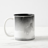 FAHRPFERDE ZWEIFARBIGE TASSE (Links)