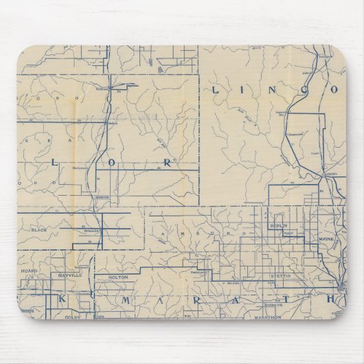 Fahrplan 3 für Wisconsin Mousepad (Vorne)