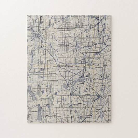 Fahrplan 4 für Wisconsin Puzzle (Vertikal)