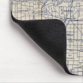 Fahrplan für das Fahrrad Wisconsin 7 Mousepad (Ecke)
