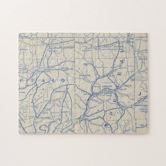 Fahrplan für Wisconsin 6 Puzzle (Horizontal)