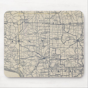 Fahrplan für Wisconsin 8 Mousepad