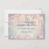 Fahrplan Save the Date Einladung (Vorderseite)