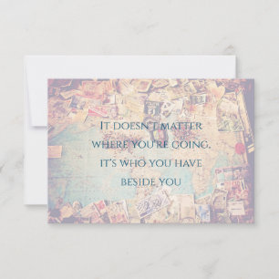 Fahrplan Save the Date Einladung