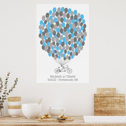 Fahrrad - 150 Signature Guest Book Alternative Poster (Küche)