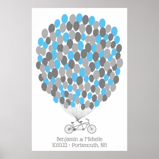 Fahrrad - 150 Signature Guest Book Alternative Poster (Vorne)