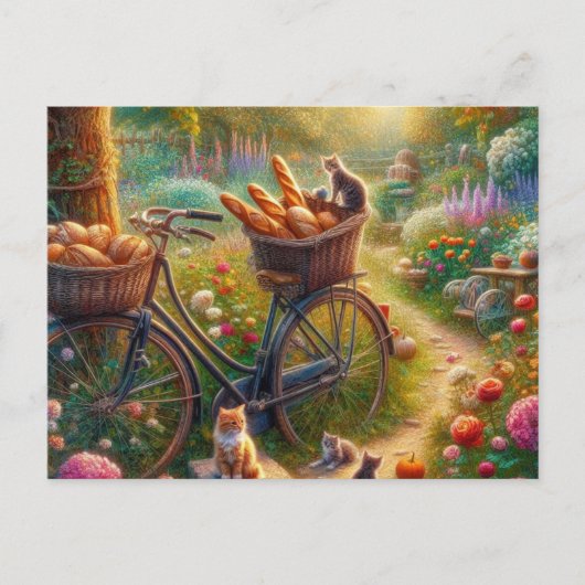 Fahrrad 1 postkarte (Vorderseite)