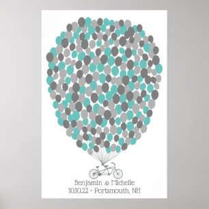 Fahrrad - 250 Signature Guest Book Alternative Poster