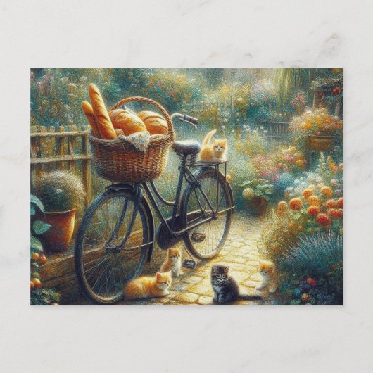 Fahrrad 2 postkarte (Vorderseite)