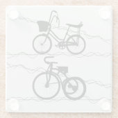 Fahrrad 2 Untersetzer (Rückseite)