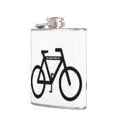 Fahrrad Abstrakt Flachmann (Links)