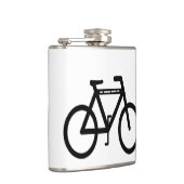 Fahrrad Abstrakt Flachmann (Rechts)