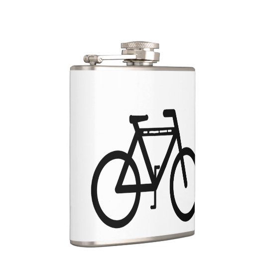 Fahrrad Abstrakt Flachmann (Rechts)