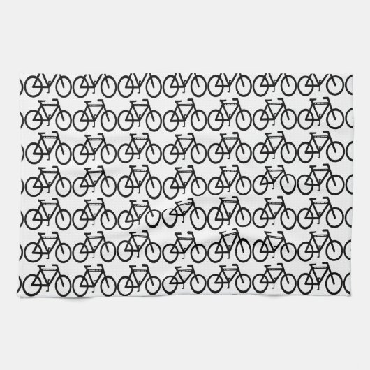 Fahrrad Abstrakt Küchentuch (Horizontal)