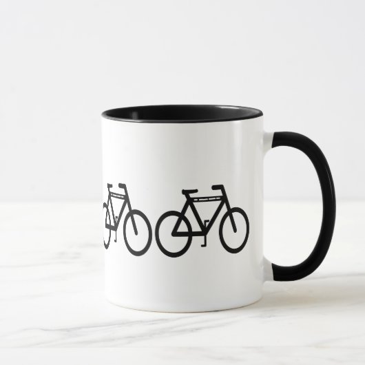 Fahrrad Abstrakt Tasse (Rechts)