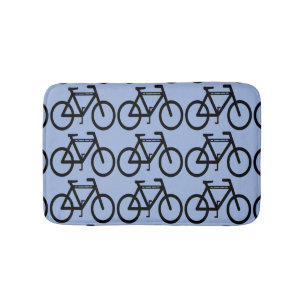 Fahrrad-abstrakte Bad-Matten Badematte
