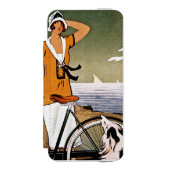 Fahrrad Ad, 1925 Incipio iPhone Geldbeutel-Hülle (Folio Vorderseite)
