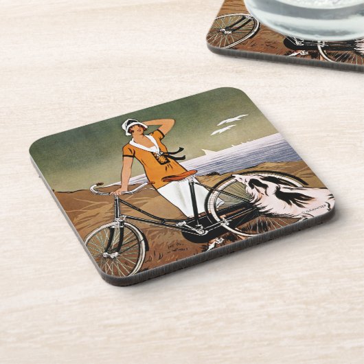 Fahrrad Ad, 1925 Untersetzer (Linke Seite)