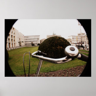 Fahrrad am Brandenburger Tor Poster