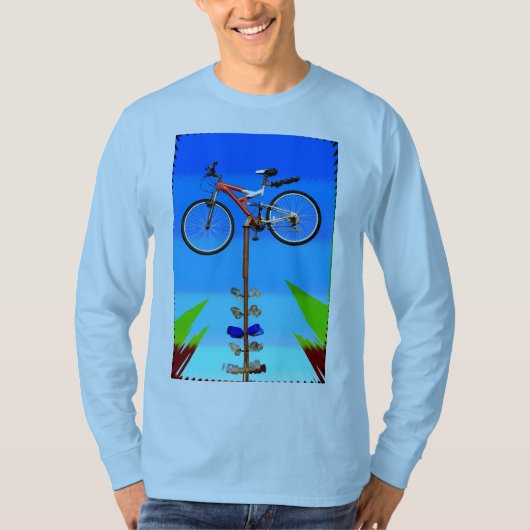 Fahrrad am Pol T-Shirt (Vorderseite)