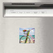 Fahrrad am Strand | Miami, Florida Magnet (In Situ (Geschirrspüler))