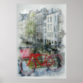 Fahrrad, Amsterdam Poster (Vorne)