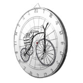 Fahrrad auf 3 Rädern Dartscheibe (Vorderseite rechts)