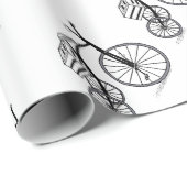 Fahrrad auf 3 Rädern Geschenkpapier (Rolleneckpunkt)