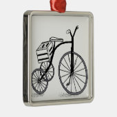 Fahrrad auf 3 Rädern Ornament Aus Metall (Rechts)