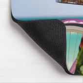 Fahrrad auf dem Strand | Miami, Florida Mousepad (Ecke)